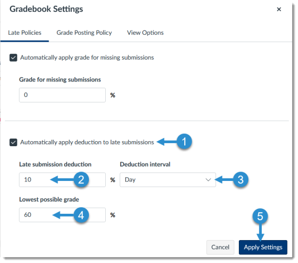 Quick Tip Handling Late Submissions in the Canvas Gradebook Kent State University